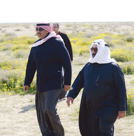 الشيخ ناصر صباح الاحمد والشيخ صباح الخالد﻿