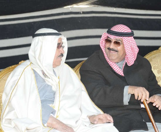 الشيخ فيصل السعود والشيخ مشعل الاحمد﻿