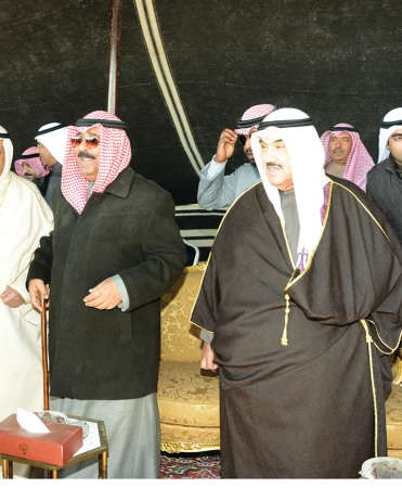 الشيخ مشعل الاحمد وسمو الشيخ ناصر المحمد﻿