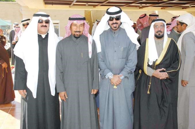 الشيخ علي الجابر والاعلامي يوسف الحجي وفيصل الدحام