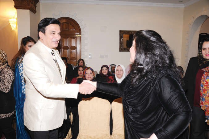 نجلاء النقي مرحبة بـ دطارق الادور