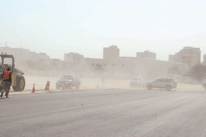 غبار حجب الرؤية امس قاسم باشا
