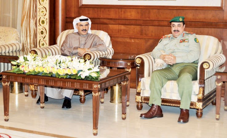 اللواء الركن مهاشم الرفاعي في وداع اللواء الركن محمد ال خليفة﻿