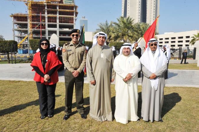 حمد الحميضي وعدد من المشاركين في الاحتفال متين غوزال