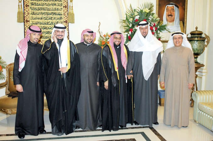اللواء اسعد الرويح وفهد العفاسي يباركان
