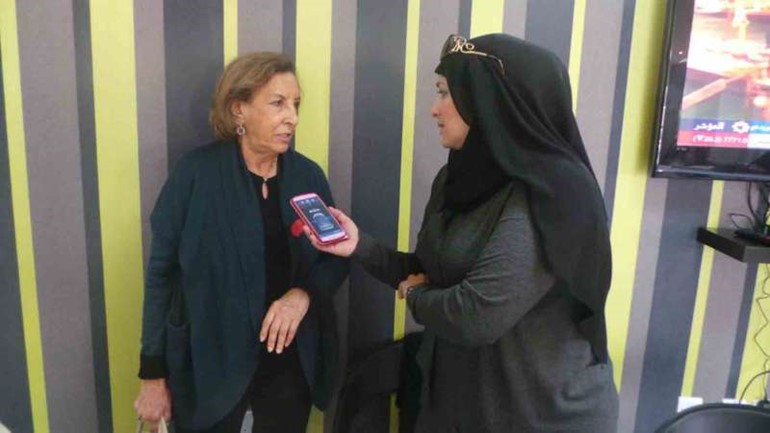 لولوة القطامي تتحدث للزميلة حنان عبدالمعبود﻿