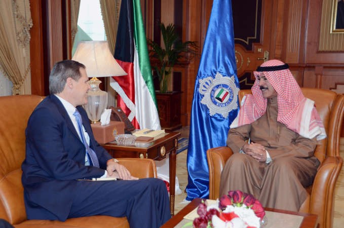  الشيخ محمد الخالد والسفير الاميركي 