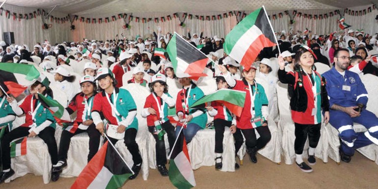 عدد كبير من الاطفال شارك في حفل ختام الحملة