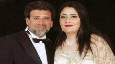 طلاق خالد يوسف من زوجته السعودية شائعة