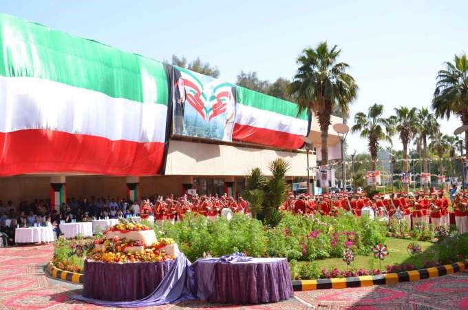 جانب من احتفال معهد الابحاث بالاعياد الوطنية﻿