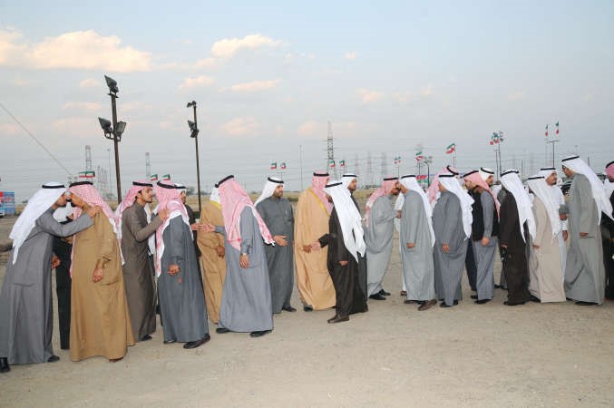 ترحيب بالحضور من ابناء قبيلة يام من داخل الكويت وخارجها