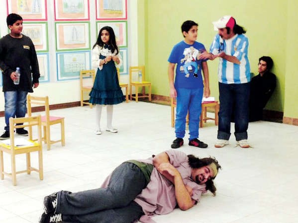 جانب من بروفات مملكة الشر﻿