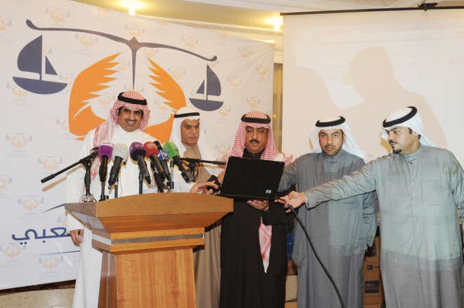 احمد السعدون ومسلم البراك وخالد الطاحوس وعلي الدقباسي خلال المؤتمر الصحافي	قاسم باشا﻿