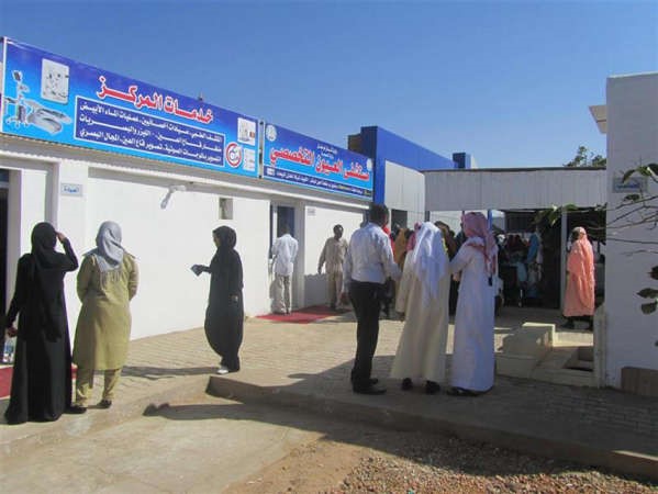 مستشفى العيون التخصصي عقب افتتاحه ﻿