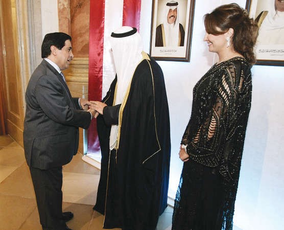  ومستقبلا السفير السعودي محمد السلوم﻿