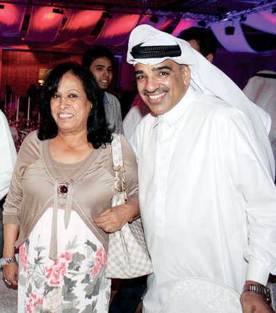 صلاح الملا مع الفنانة القديرة حياة الفهد