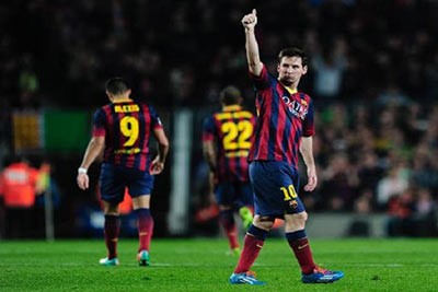 نجم برشلونة ليونيل ميسي