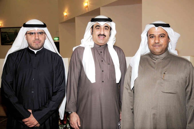 سلمان الهيفي ومضف الواوان والزميل عبدالكريم عبدالله