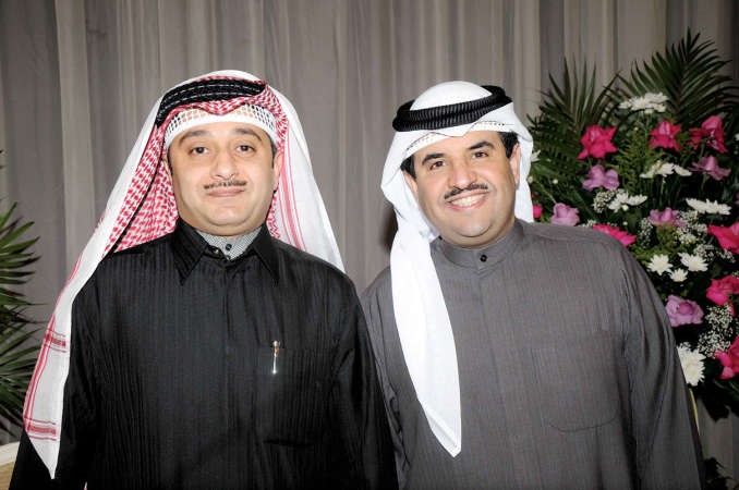 الشيخ دعيج الخليفة ودعلي خضير