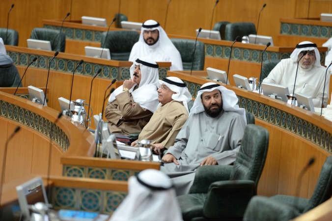 دعلي العمير والشيخ خالد الجراح والشيخ محمد الخالد﻿