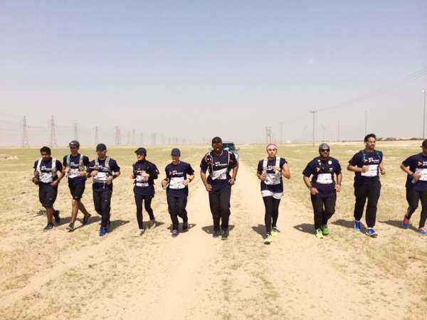  جانب من رحلة الجري في 60 كيلو الاولى﻿