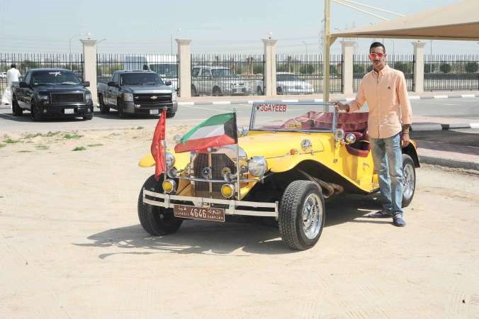 طالب خلال الاحتفال ﻿