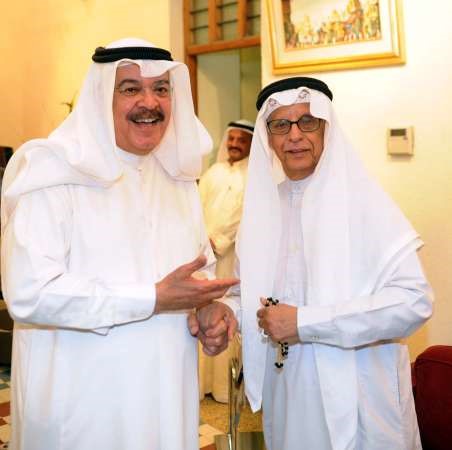 عبدالله الخميس والزميل يوسف الجاسم