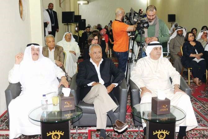 معلي اليوحة ودغانم النجار ويوسف الجاسم وعدد من الحضور