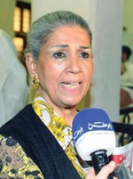 فاطمة حسين متحدثة عن ماثر الربعي