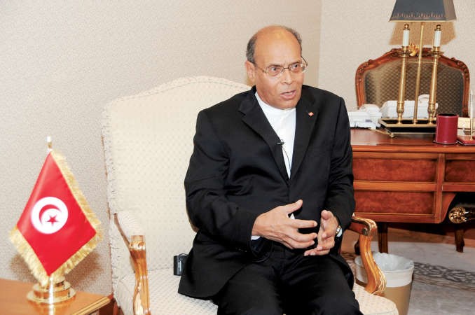 الرئيس التونسي المنصف المرزوقي