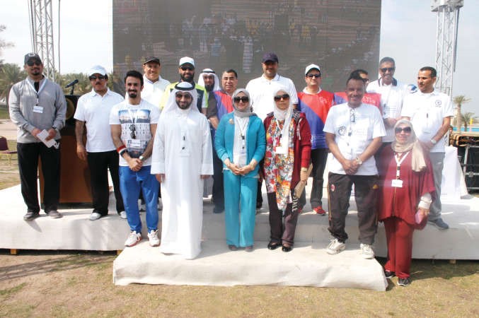 المنظمون والرعاة مع العبيدي والعمير 