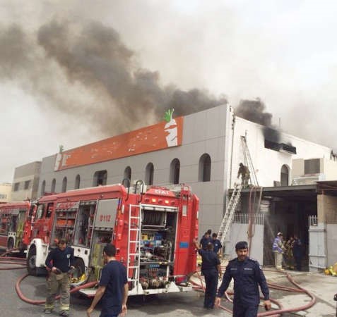 مراكز سيطرت على الحريق في وقت قياسي ﻿