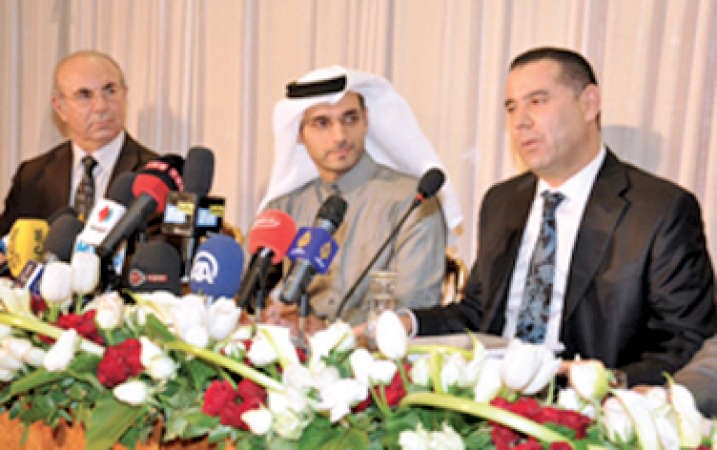 جانب من المؤتمر الصحافي