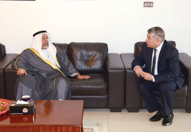  الشيخ علي الجراح يقدم التعازي في وفاة النائب الاول لرئاسة افغانستان المارشال محمد فهيم 