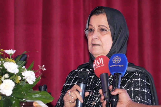 سبيكة الجاسر تلقي كلمتها محمد خلوصي 