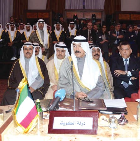  الشيخ محمد الخالد اثناء افتتاح الدورة 31 لمجلس وزراء الداخلية العرب ﻿