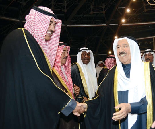الشيخ صباح الخالد مرحبا بصاحب السمو الامير 