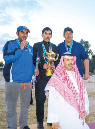 عبيد العصيمي بعد تتويج الفائزين