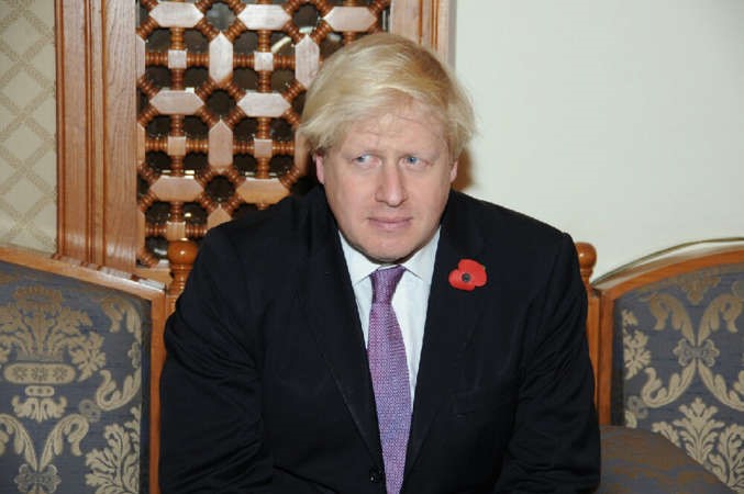 عمدة لندن بوريس جونسون