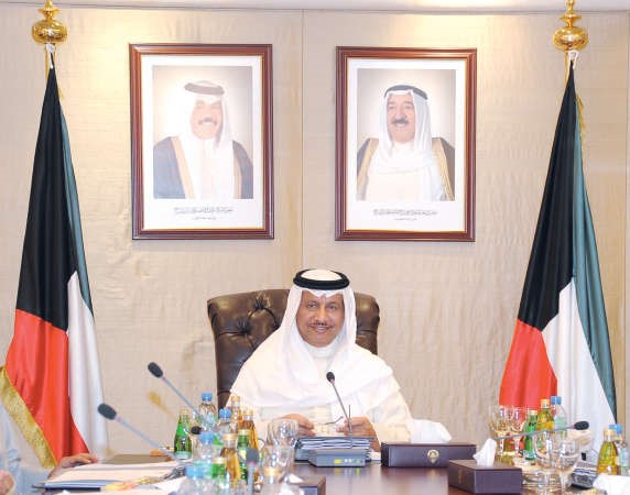 سمو الشيخ جابر المبارك مترئسا اجتماع مجلس الوزراء