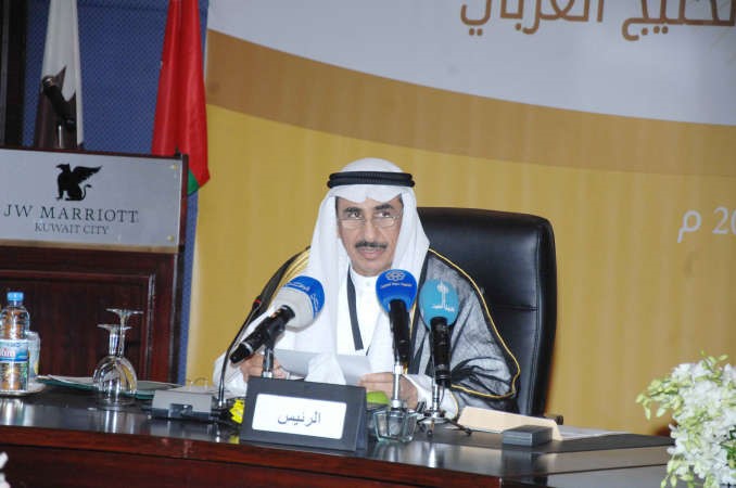 محمد الرومي خلال الاجتماع 