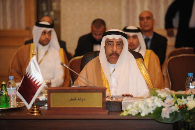 السفير سيف ابو العينين مترئسا وفد قطر 