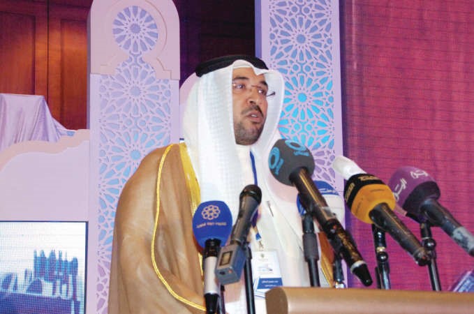 وليد الستلان متحدثا خلال الملتقى﻿