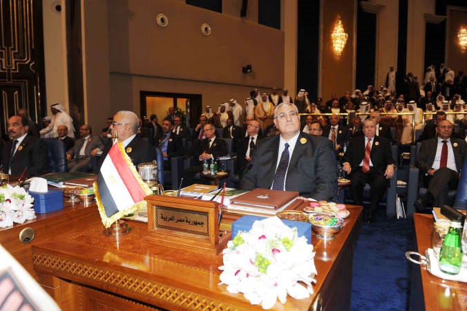 رئيس جمهورية مصر العربية المستشار عدلي منصور هاني الشمري