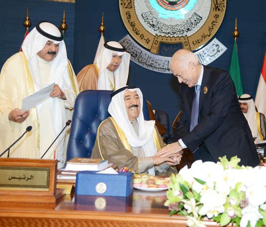 صاحب السمو الامير في حديث باسم مع نبيل العربي 