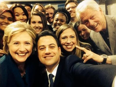صورة Selfie لعائلة Clinton مع Jimmy