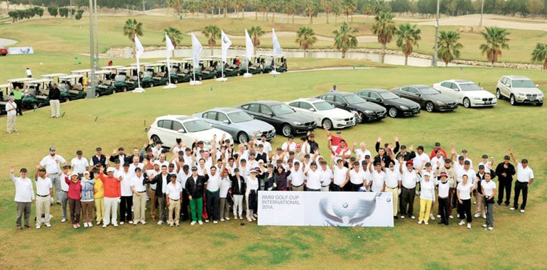 «الغانم» تحتفل بالفائزين بكأس BMW الدولية للغولف