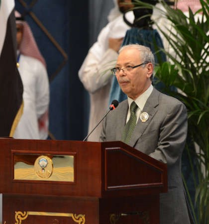 احمد بن حلي يلقي كلمته