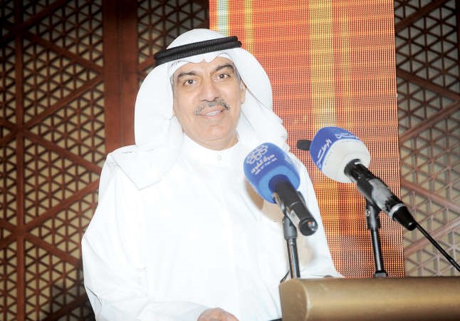 احمد المضف خلال القاء كلمته﻿