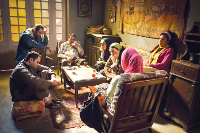 مشهد من مسلسل 7 وصايا﻿